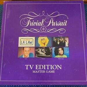 Vintage Trivial Pursuit TV Edition Master Game